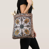arabeske marmer textuur abstracte  achtergrond tote bag (Dichtbij)