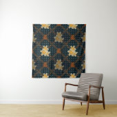 Arabesque. abstracte rooster florale naadloos wandkleed (In Situ (horizontaal))
