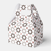 Arabesque Arabian Pattern voorkeursvak Bedankdoosjes (Achterkant)