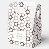 Arabesque Arabian Pattern voorkeursvak Bedankdoosjes (Geopend)