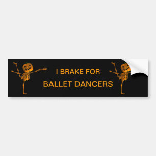 Arabesque Ballet Positie Bumpersticker