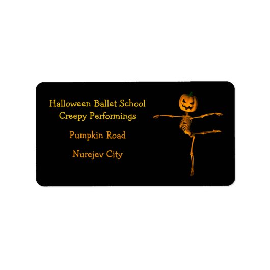 Arabesque Ballet Positie Etiket (Voorkant)