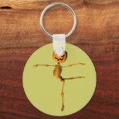 Arabesque Ballet Positie Sleutelhanger (Voorkant)