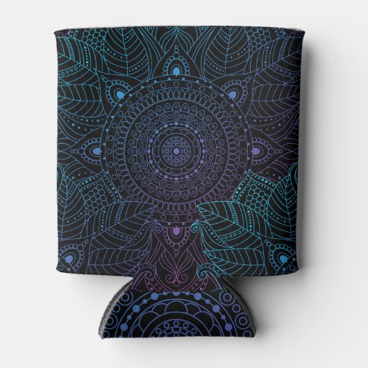 Arabesque Bliss: Oosterse Mandala magie Blikjeskoeler (Voorkant)