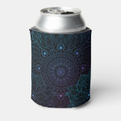 Arabesque Bliss: Oosterse Mandala magie Blikjeskoeler (Blikje Achterkant)