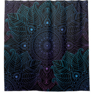 Arabesque Bliss: Oosterse Mandala magie Douchegordijn