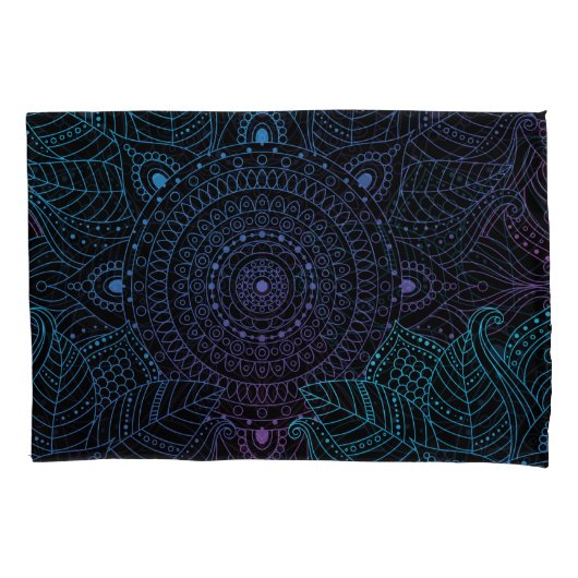 Arabesque Bliss: Oosterse Mandala magie Kussensloop (Voorkant)