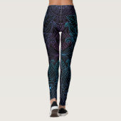 Arabesque Bliss: Oosterse Mandala magie Leggings (Achterkant)