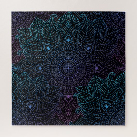 Arabesque Bliss: Oosterse Mandala magie Legpuzzel (Verticaal)