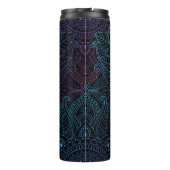 Arabesque Bliss: Oosterse Mandala magie Thermosbeker (Achterkant)