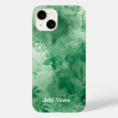 Arabesque Botanische Telefoonkoffer – Groene Water Case-Mate iPhone Case (Achterkant)