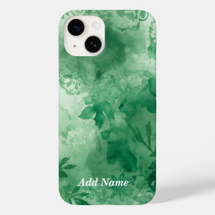 Arabesque Botanische Telefoonkoffer – Groene Water Case-Mate iPhone 14 Hoesje