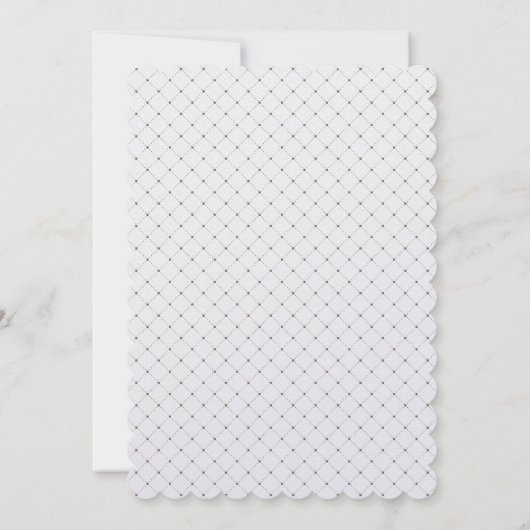 Arabesque bruiloft uitnodiging | Champagne Glinste (Achterkant)