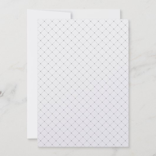 Arabesque bruiloft uitnodiging | zilverparel (Achterkant)