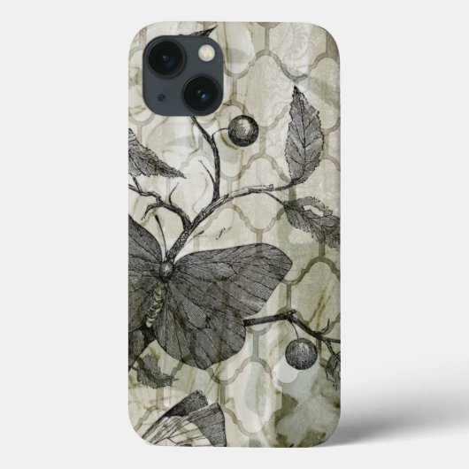 Arabesque Butterflies Case-Mate iPhone Case (Achterkant)