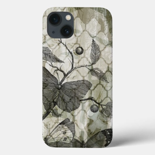 Arabesque Butterflies Case-Mate iPhone Case (Achterkant)
