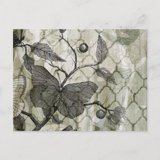 Arabesque Butterflies I Briefkaart (Voorkant)