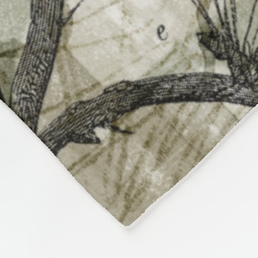 Arabesque Butterflies I Fleece Deken (Hoek)