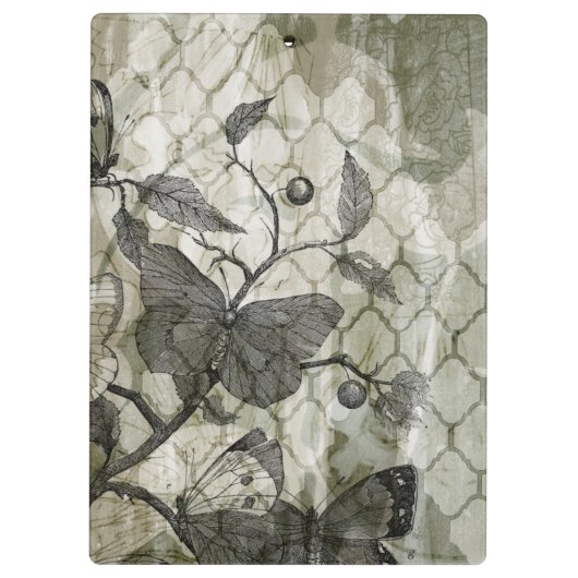 Arabesque Butterflies I Klembord (Achterkant)