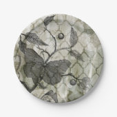 Arabesque Butterflies I Papieren Bordje (Voorkant)