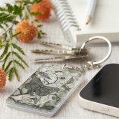 Arabesque Butterflies I Sleutelhanger (Voorkant Rechts)