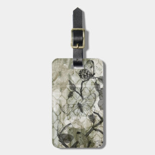 Arabesque Butterflies II Bagagelabel