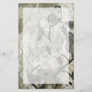 Arabesque Butterflies II Briefpapier