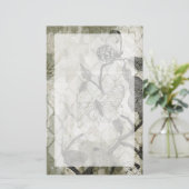 Arabesque Butterflies II Briefpapier (Staand voorkant)