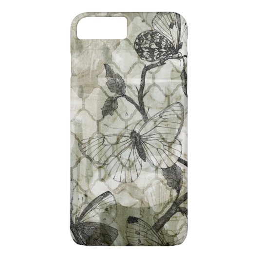 Arabesque Butterflies II Case-Mate iPhone Case (Achterkant)