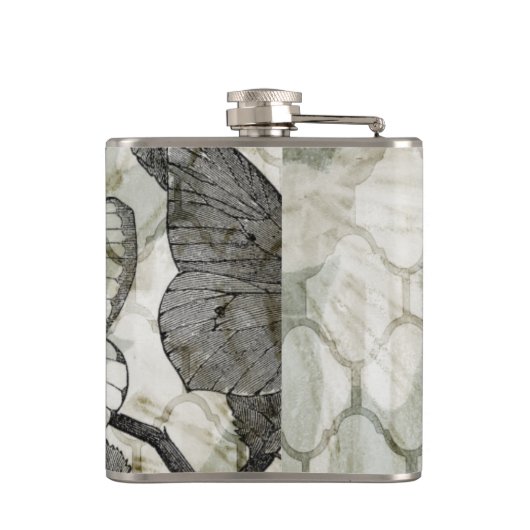 Arabesque Butterflies II Heupfles (Achterkant)