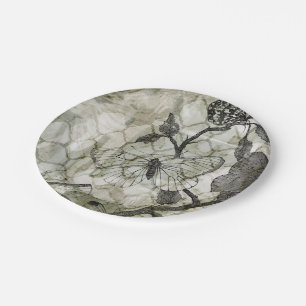 Arabesque Butterflies II Papieren Bordje