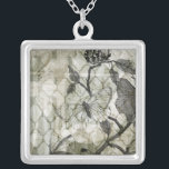 Arabesque Butterflies II Zilver Vergulden Ketting<br><div class="desc">Butterflies en insecten</div>