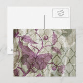 Arabesque Butterflies III Briefkaart (Voorkant / Achterkant)