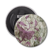 Arabesque Butterflies III Button Flesopener (Voorkant)