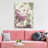 Arabesque Butterflies III Canvas Afdruk (Insitu (Woonkamer))