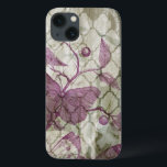 Arabesque Butterflies III Case-Mate iPhone Case<br><div class="desc">Dieren</div>