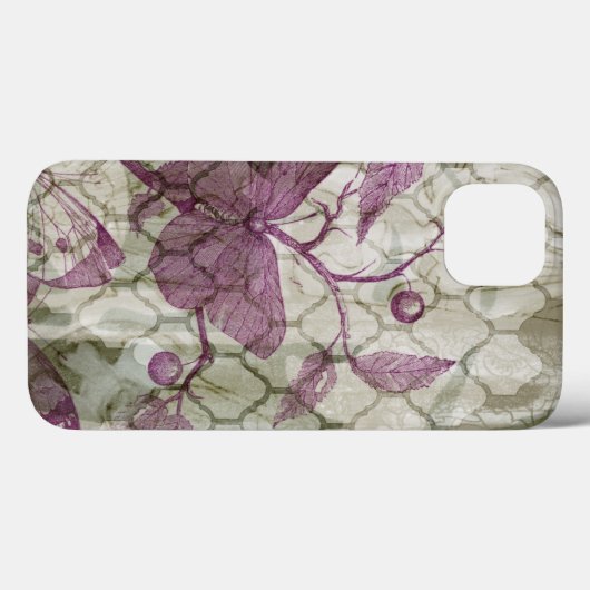 Arabesque Butterflies III Case-Mate iPhone Case (Achterkant (horizontaal))