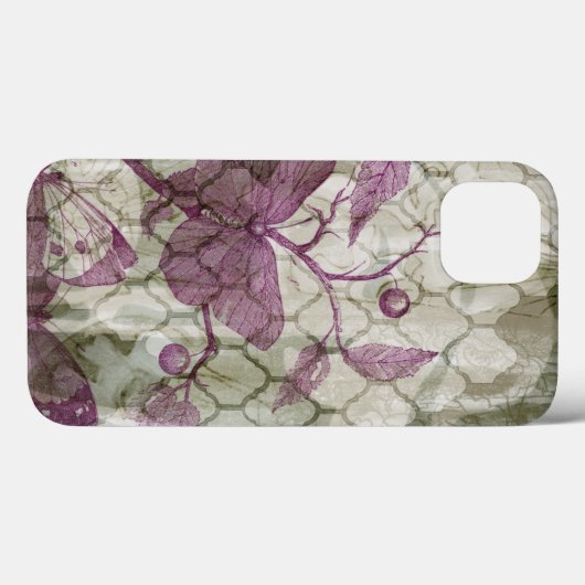 Arabesque Butterflies III Case-Mate iPhone Case (Achterkant (horizontaal))
