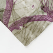 Arabesque Butterflies III Fleece Deken (Hoek)