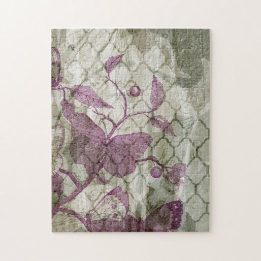 Arabesque Butterflies III Legpuzzel (Verticaal)