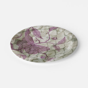 Arabesque Butterflies III Papieren Bordje