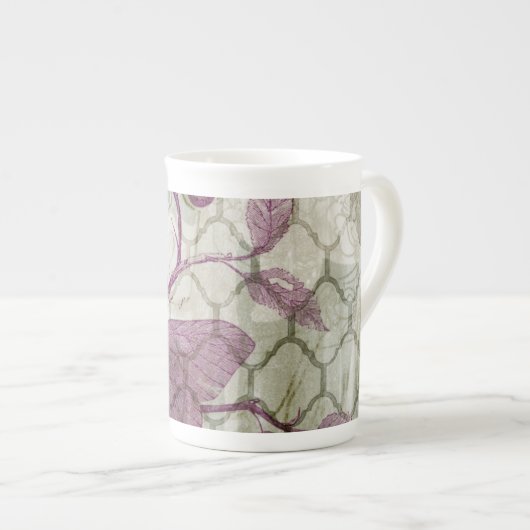 Arabesque Butterflies III Porselein Kop (Voorkant rechts)