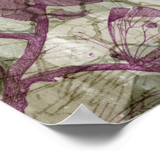 Arabesque Butterflies III Poster (Hoek)