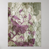 Arabesque Butterflies III Poster (Voorkant)