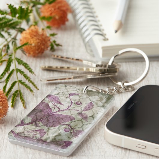 Arabesque Butterflies III Sleutelhanger (Voorkant Rechts)