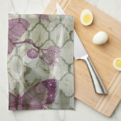 Arabesque Butterflies III Theedoek (Quarter Fold)