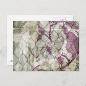 Arabesque Butterflies IV Briefkaart (Voorkant / Achterkant)