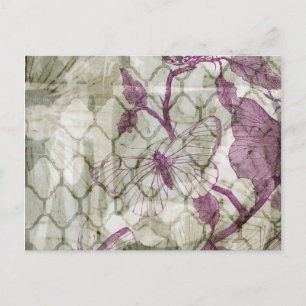 Arabesque Butterflies IV Briefkaart