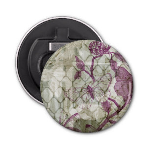 Arabesque Butterflies IV Button Flesopener