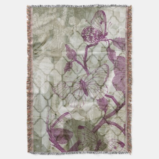 Arabesque Butterflies IV Deken (Voorkant Verticaal)